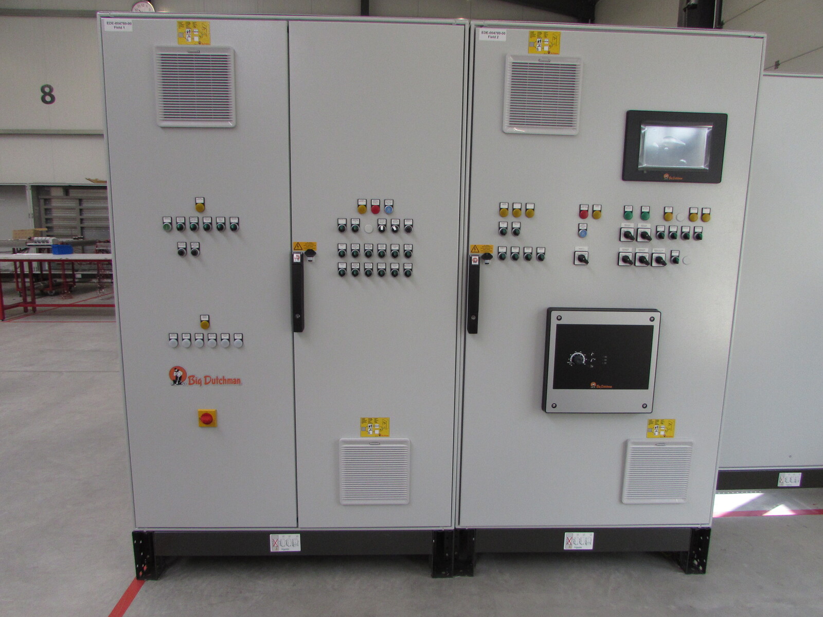 Control box layer Viper int., vent/feeding/motor winches/lig